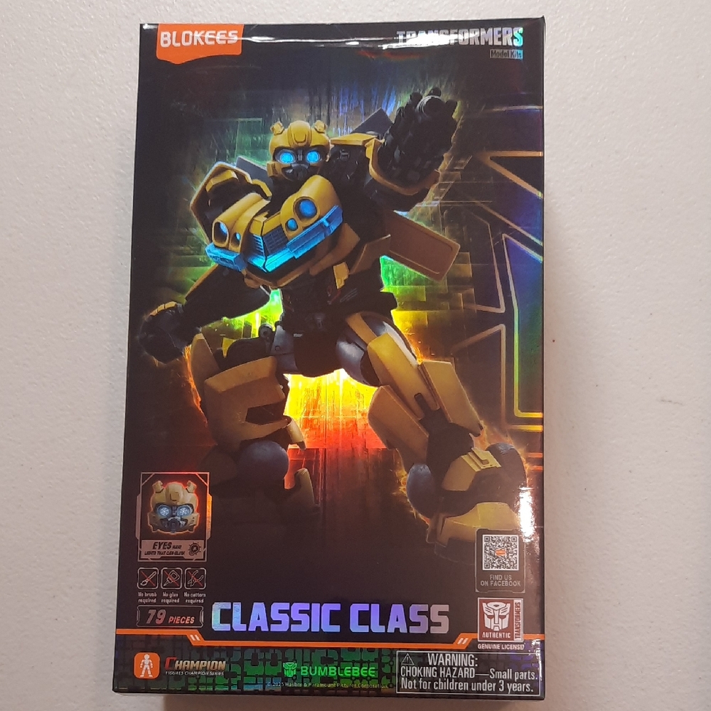 Blokees Classic Class DOTM Transformers Bumblebee Model Kit  Action Figure